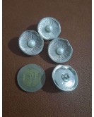 İNCİ MODEL GÜMÜŞ KAPLAMA METAL DÜĞME 18MM 1 PAKET 4 ADET